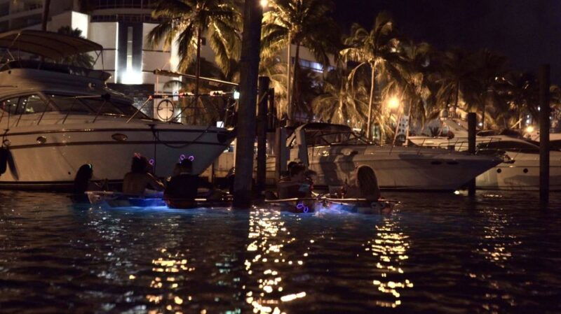 lighted-clear-kayaks-at-night-w-champagne-in-miami-beach