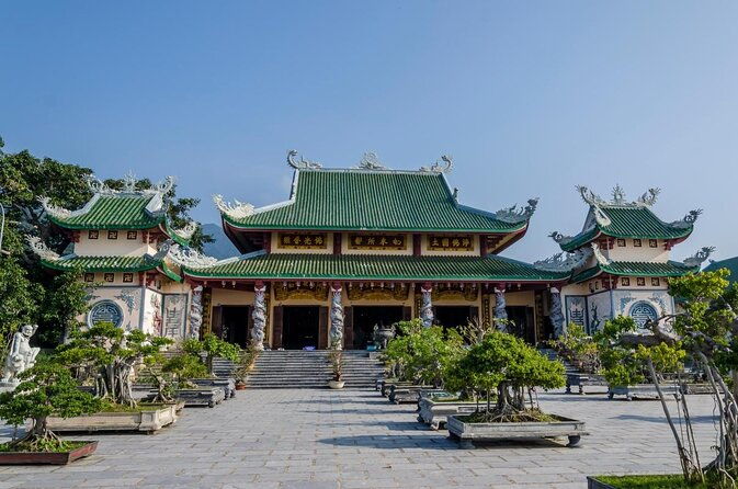 Linh Ung Pagoda, Marble Mountains, Hoi An Ancient Town Night Tour - Linh Ung Pagoda on Son Tra Peninsula