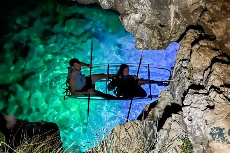 pula-night-time-sea-kayaking-tour-in-transparent-kayak