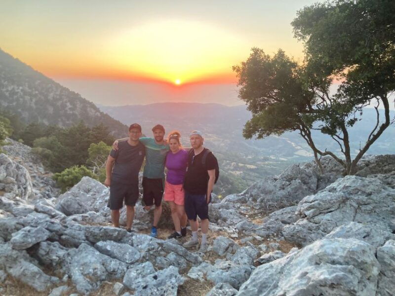 rhodes-salakos-profitis-ilias-hike-with-sunset