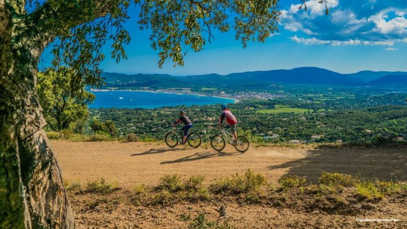 sunset-mountain-electric-bike-gulf-of-saint-tropez