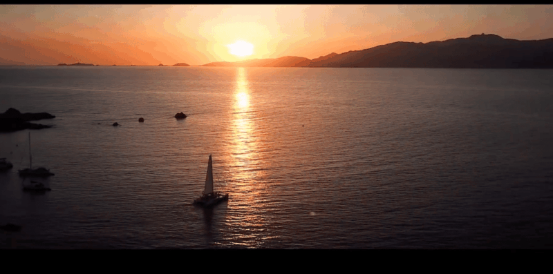 sunset-to-corsican-song-on-a-catamaran