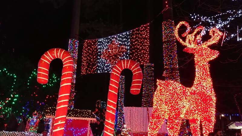 vancouver-christmas-tour-with-light-festival-entrance