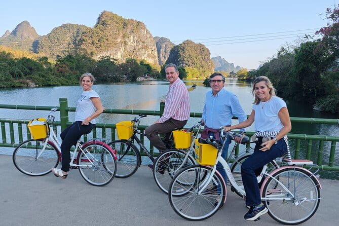1-day Guilin classical LiRiver tour & Cycling in rural villege. - Exploring Guilin’s Classic Li River & Rural Cycling Tour