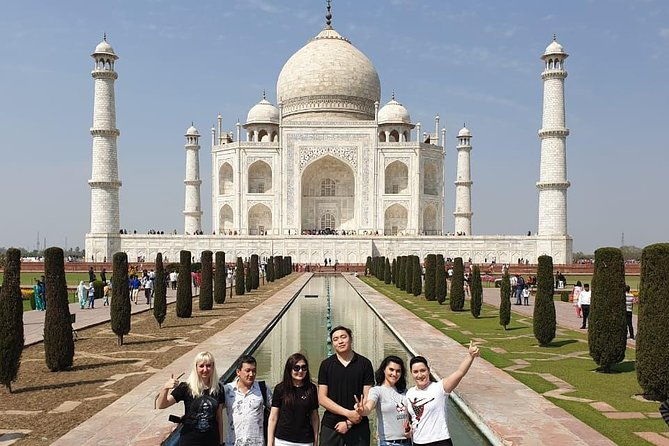 Sunrise Taj Mahal and Agra Tour with 5* Lunch by Car From Delhi - Key Points