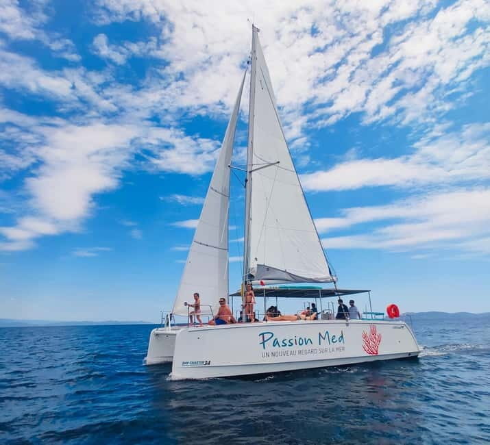 2-hour catamaran discovery tour of the Giens Peninsula and Porquerolles