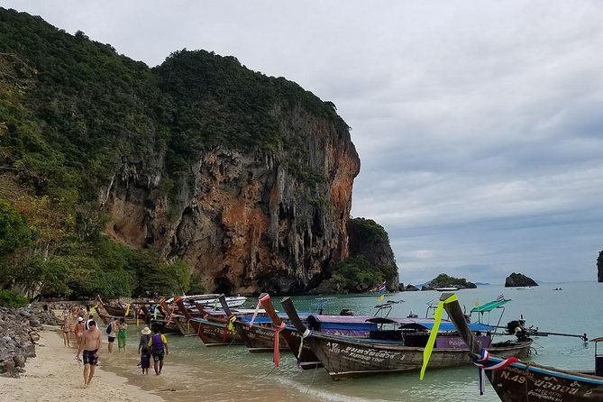 4 Islands Full-day Tour from Krabi with Tub, Chicken, Poda Island & Phra Nang - First Stops: Nopparatthara and Ao Nang Beaches