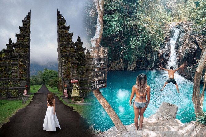 All Inclusive : Jumping Sliding at Aling- Aling Waterfall - Handara Gate - Lunch - Discovering Bali’s Waterfalls