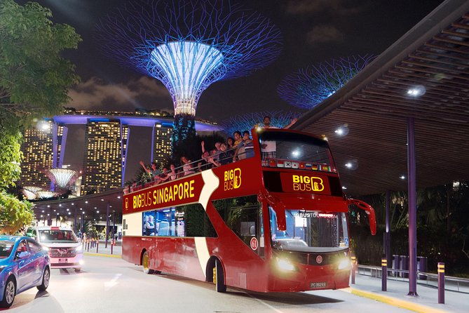 Big Bus Singapore Night Tour with Gardens by the Bay Light Show - What’s Included and What’s Not