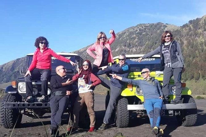 Bromo sunrise tour via Tumpang - start Malang // 1 day tour - Exploring the Black Sand Sea: Post-Sunrise Serenity