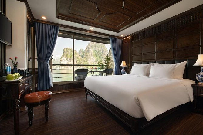 Doris Cruise 5 star cruise 2 days visiting Halong Bay Lan Ha Bay private balcony - A Complete Breakdown of the Experience