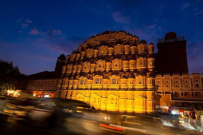 Enchanting Jaipur: Private Evening Tour of the Pink City - Hawa Mahal: The Palace of Winds