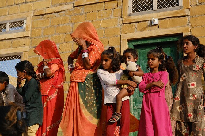 Experience Authentic Desert Villages & Sunset Camel Safari - Homely Vegetarian Lunch
