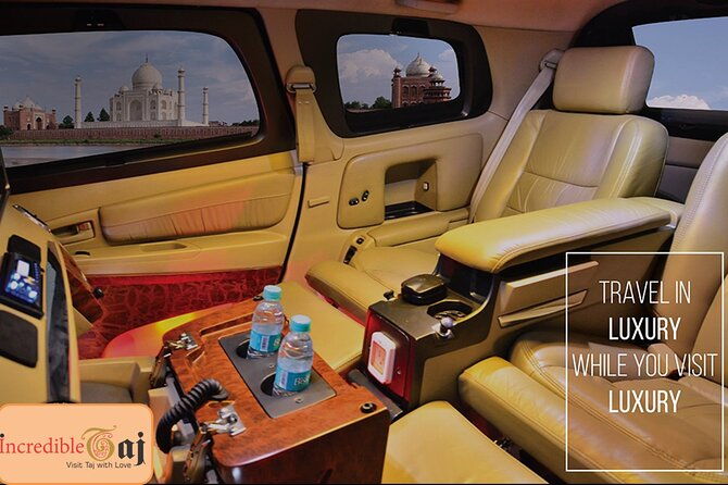 From Delhi: Luxury Taj Mahal Day Tour By Audi / BMW/ Mercedes - Food and Shopping: Convenience and Flexibility