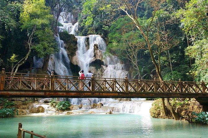 FULL DAY  Kuang Si Waterfall, Kayak on the Nam Ou / Mekong River, Pak Ou Caves - The Waterfalls and Water Adventure