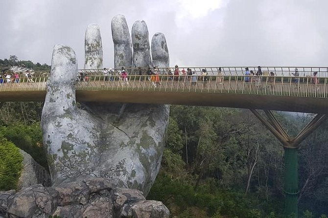 GOLDEN BRIDGE BA NA HILLS & MARBLE MOUNTAIN -Private Guided Tour - Frequently Asked Questions
