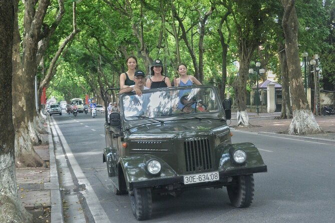 Half day Hanoi Jeep Tour: Food + Culture+ Sight + Fun in Legendary - Tasting Hanoi: Food Stops and Local Eateries