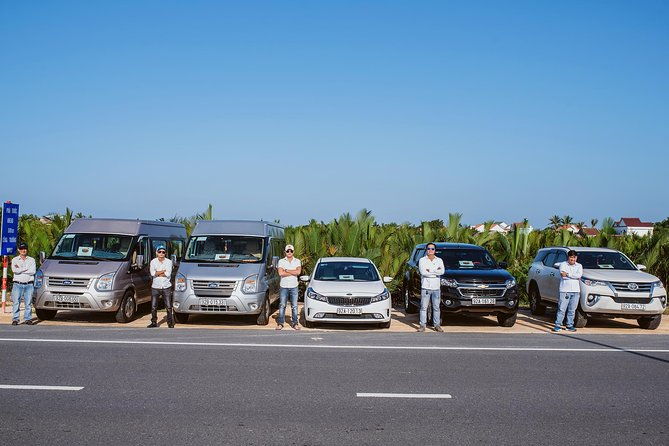Private car transfer from Hue to Da nang or Hoi An via Hai van Pass - A Flexible and Scenic Way to Travel