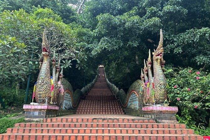 Private Doi Suthep Temple Handicraft Center and Sticky Waterfall - Exploring the Itinerary in Detail
