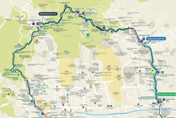Private Seoul Wall Trekking [Inwangsan, Bugaksan, Naksan Park, N-Seoul Tower] - FAQ