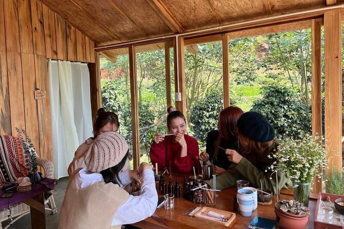 Scented Candle Workshop in Twin Beans Farm Da Lat - Exploring the Herbal Garden