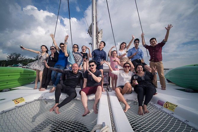 Singapore Sunset and Moring Cruise On A Luxury Catamaran - First Stop: Off-shore Islands and History