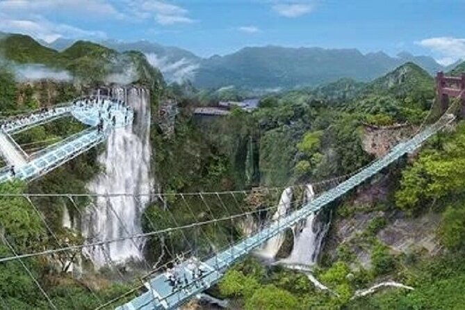 Skywalk Glass Bridge Waterfall Mountain Ancient Cave Private Tour - Discovering the Cave Fairyland