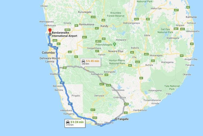 Tangalle City to Colombo (CMB) Airport Private Transfer - Why Choose This Transfer?
