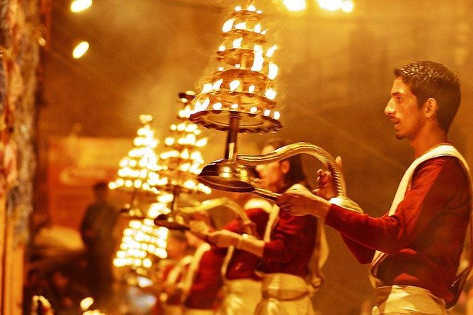 Complete tour of varanasi with official guide - Evening Ganga Aarti Ceremony