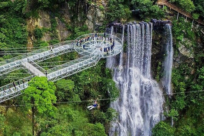 Gulong Gorge Skywalk Glass Bridge and Waterfall View Private Tour - Authentic Feedback from Travelers