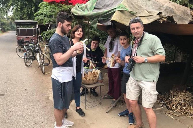 Half day morning bicycle tour to Explore local livelihood and test local snacks - Authenticity and Education