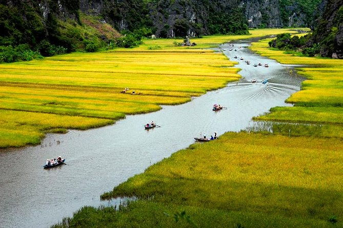 Hoa Lu - Tam Coc - Mua Cave day trip - Luxury limousine from Hanoi - Scenic Boat Ride in Tam Coc