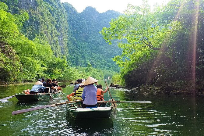 Ninh Binh full day-Hoa Lu temple & biking, Tam Coc boat trip, Dragon mountain - The Magic of Tam Coc: Land of Limestone Karsts