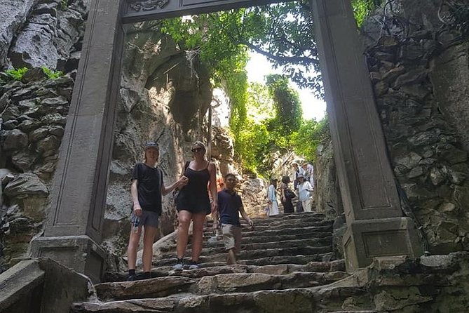 PRIVATE TOUR at Marble Mountains - Am Phu Cave & Monkey Mountain - Final Stop: The Lady Buddha at Linh Ung Pagoda