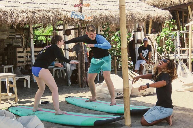 The funniest private 2 hour surf lesson, Canggu - Practical Details