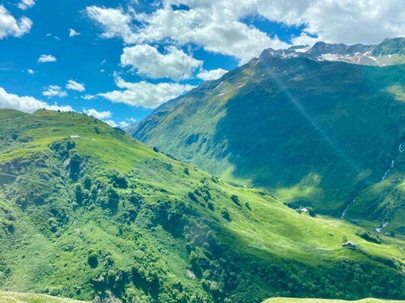 Basel: Swiss Alps Glacier Express Train Ride & Lucerne Tour - Transit and Scenic Stops