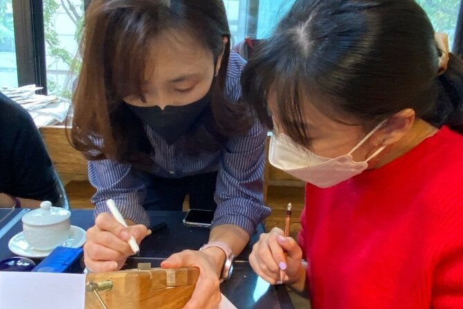Carving a Korean Stone Seal with Jeongju in Insadong Seoul. - FAQ