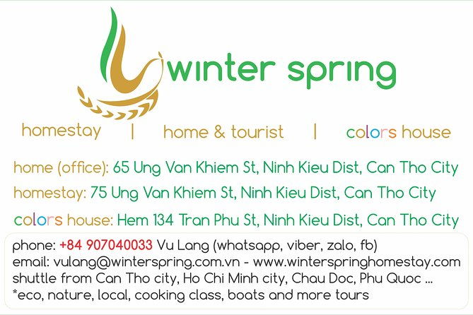 Full-day Cai Rang floating market - explore countryside, make bakery - from HCM - Frequently Asked Questions