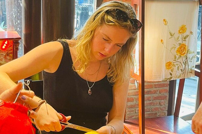 Lantern Making class with Ms. My in Local's Home - The Broader Night Tour in Da Nang