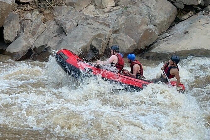 2-3 hrs. ATV Mae Wang Adventure, Feeding, Rafting &Waterfall Tour - River Adventures: Bamboo Rafting & Mae River Sightseeing