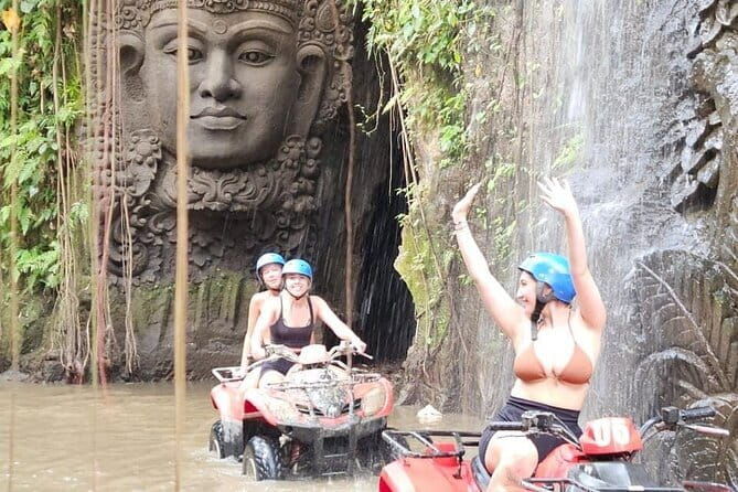 Bali ATV Ride Waterfall,River,Rice Field,Gorilla cave Ubud-Lunch - FAQ