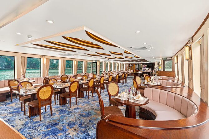 Ha Long Symphony Cruise Luxury Day Tour from Harbor with Pick up - FAQ