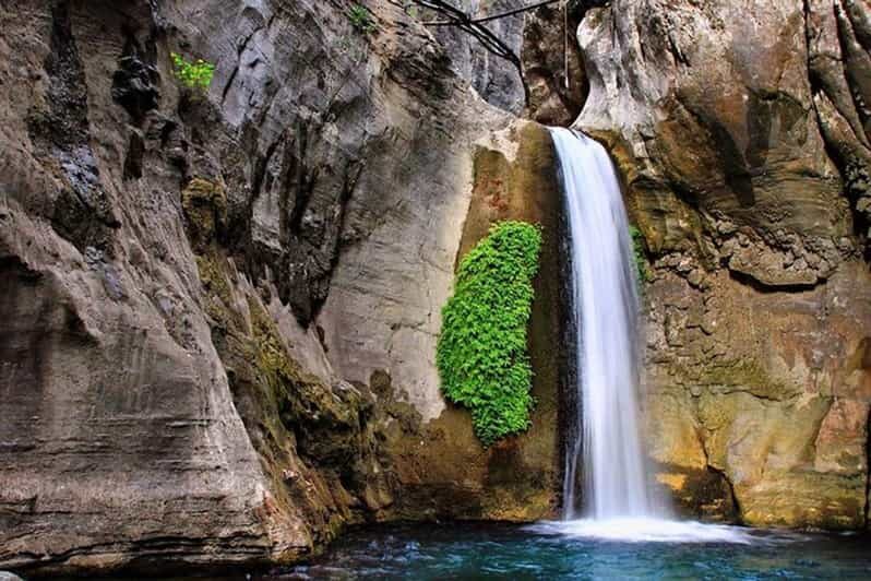 Alanya: Canyon, Waterfall, Boat Tour & Cave by Cabrio Bus - Transportation & Group Size