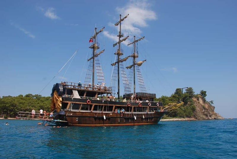 Alanya: Luxury Pirate Boat Trip w/Meal, Drinks and Pickup - The Itinerary Breakdown