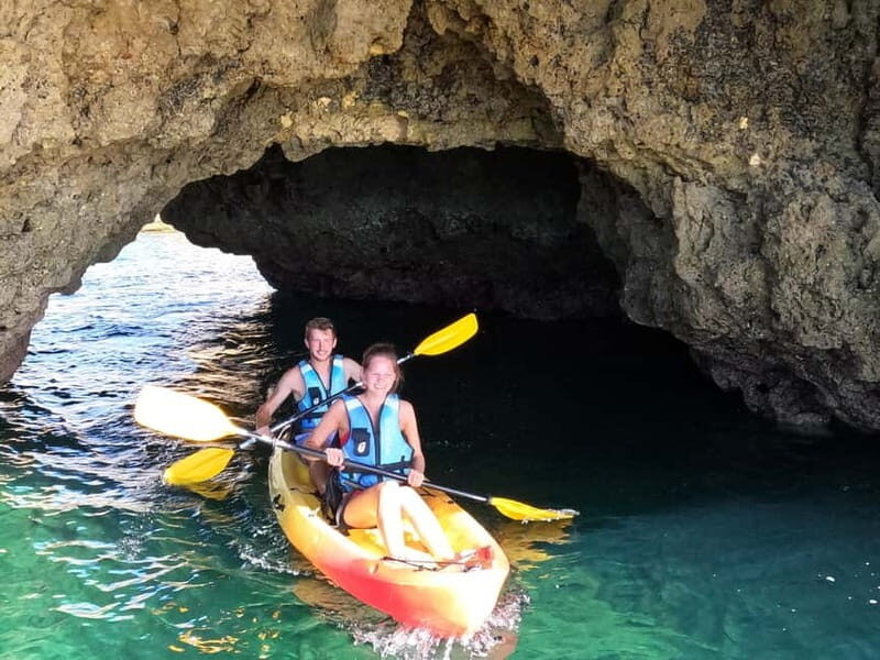 Albufeira: Caves and Cliffs Kayaking Tour - The Exciting Itinerary: Stops and Highlights