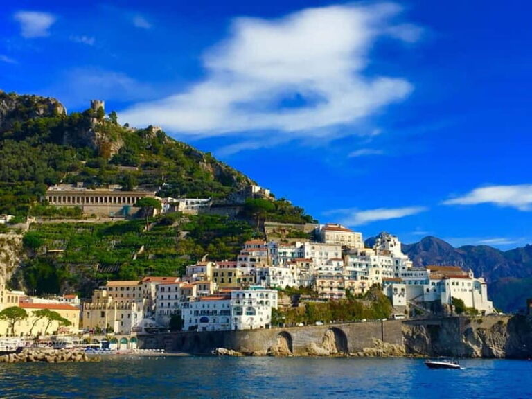Amalfi Coast Boat Day Tour From Sorrento with 8 People only - The Itinerary Breakdown
