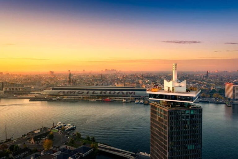 Amsterdam: A'DAM Lookout with Revolving Restaurant Moon - Dining with a View: Restaurant Moon