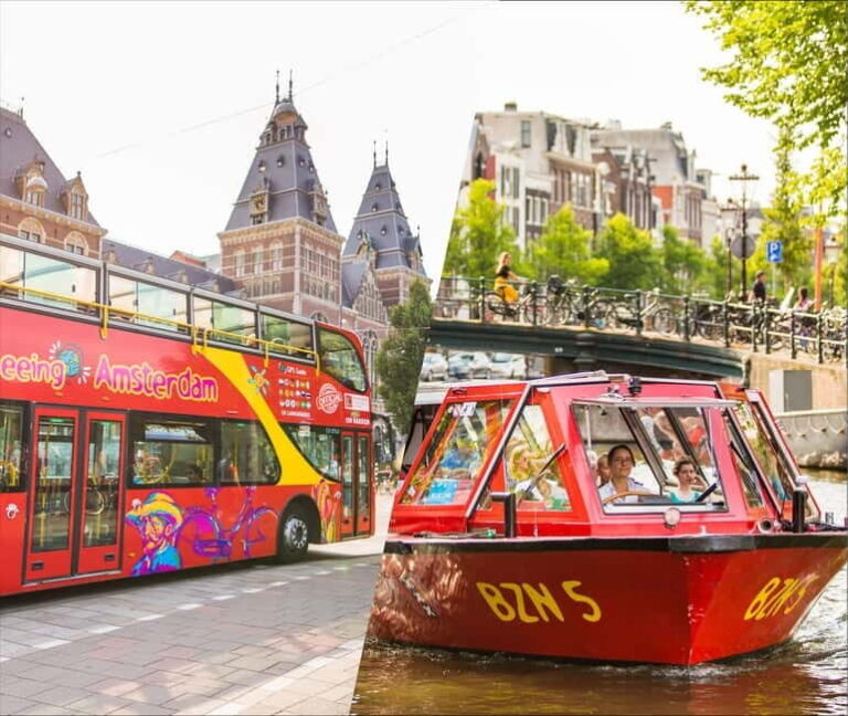 Amsterdam: Hop-On Hop-Off Bus and Boat options - Land-Based Stops: What You’ll Find and Why They Matter