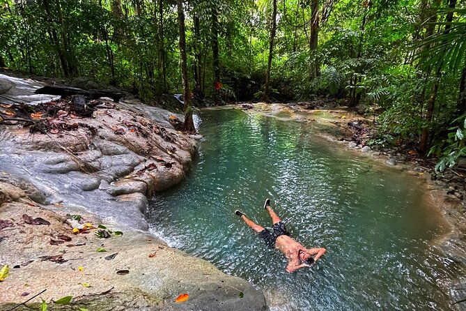 Ancient Lava Stream Trek through dense Tropical forest. - Exploring the Ancient Lava Stream Trek on Havelock Island