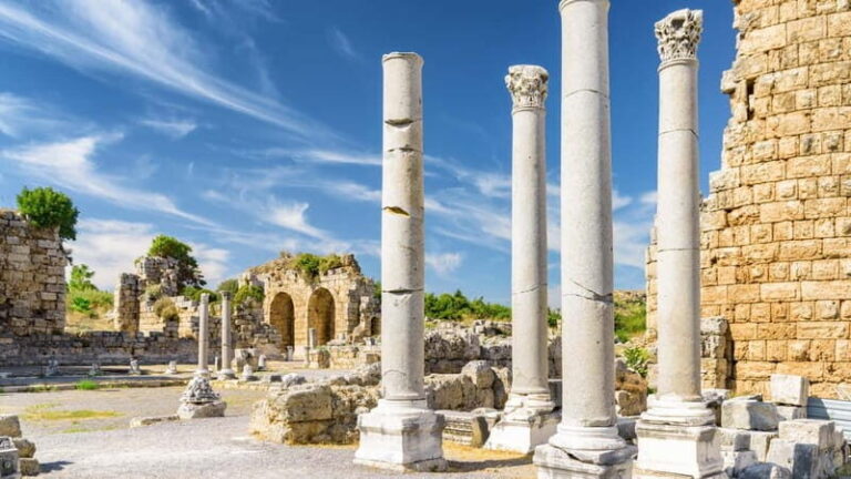 Ancient Perge, Aspendos Amphitheater, Waterfalls Guided Tour - Visiting Perge: The Roman City